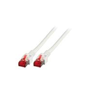 EFB Elektronik Câble Réseau Cat6 S/FTP (S-STP) 0.15m Blanc - Connecteurs RJ-45 Mâle, 5000 Mbit/s, LSZH, AWG 27/7, 250 MHz