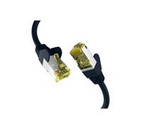 EFB Elektronik Câble Réseau EC020200045 Cat6a S/FTP (S-STP) 50m Noir, Connecteurs RJ-45 Plaqué Or, 10 Gbit/s, 500 MHz, LSZH, Cuivre AWG 27/7