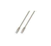 EFB Elektronik Câble Réseau RJ45 U/UTP Cat.5e Gris 0.5m - Connecteurs Plaqué Or, AWG24, 100MHz, RoHS - Réf: K8456.0,5