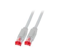 EFB Elektronik Câble Réseau S/FTP Cat.6A RJ-45 15m Gris - Connecteurs Mâles RJ45 - Câble Cat6a S/FTP (S-STP) - Gaine LSZH - AWG 27/7