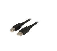 EFB Elektronik Câble USB 2.0 A/B Mâle/Mâle 5m Noir - Transfert 480 Mbit/s, AWG 28/20, Connecteurs Droit, PVC, Réf: K5256SW.5