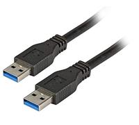 EFB-Elektronik Câble USB 3.0 A-A St.-St Noir 1 m