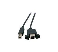 EFB Elektronik Câble USB USB 2.0 USB-B mâle, USB-B femelle 1.00 m noir vissable