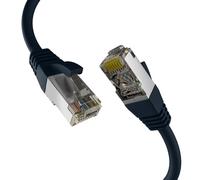 M-Cab EC020200305 Câble Réseau 5m Cat8.1 S/FTP (S-STP) RJ-45 Mâle/Mâle Contacts Or 40000 Mbit/s 2000 MHz PoE LSZH Noir