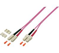 EFB-Elektronik Cavalier duplex SC-SC 50/125µ, OM4, LSZH, erika violet, 3.0mm, 30m Fabricant : EFB Elektronik (O0318.30)