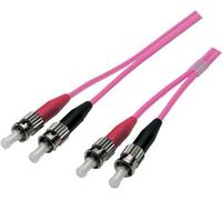 EFB-Elektronik Cavalier duplex ST-ST 50/125µ, OM4, LSZH, erika violet, 3.0mm, 3m Fabricant : EFB Elektronik (O0348.3)