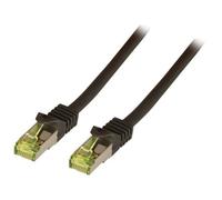 EFB-Elektronik - Cordon de raccordement - RJ-45 (M) pour RJ-45 (M) - 1 m - SFTP, PiMF - CAT 7 - démarré, sans halogène, moulé - noir