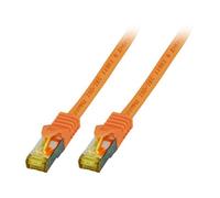 EFB-Elektronik - Cordon de raccordement - RJ-45 (M) pour RJ-45 (M) - 20 m - SFTP - CAT 7 - démarré, sans halogène, moulé - orange
