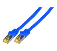 EFB-Elektronik - Cordon de raccordement - RJ-45 (M) pour RJ-45 (M) - 20 m - SFTP, PiMF - CAT 7 - démarré, sans halogène, moulé - bleu