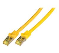 EFB-Elektronik - Cordon de raccordement - RJ-45 (M) pour RJ-45 (M) - 25 m - SFTP - CAT 7 (câble)/CAT 6a (connecteurs) - sans halogène, moulé - jaune