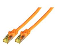 EFB-Elektronik - Cordon de raccordement - RJ-45 (M) pour RJ-45 (M) - 3 m - SFTP, PiMF - CAT 7 - démarré, sans halogène, moulé - orange