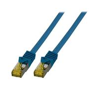 EFB-Elektronik - Cordon de raccordement - RJ-45 (M) pour RJ-45 (M) - 30 m - SFTP - CAT 7 (câble)/CAT 6a (connecteurs) - sans halogène, moulé - bleu