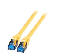 EFB-Elektronik - Cordon de raccordement - RJ-45 (M) pour RJ-45 (M) - 7.5 m - SFTP - CAT 7 (câble)/CAT 6a (connecteurs) - sans halogène, moulé - jaune