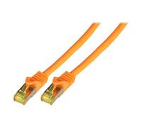 EFB-Elektronik - Cordon de raccordement - RJ-45 (M) pour RJ-45 (M) - 3 m - SFTP, PiMF - CAT 7 - démarré, sans halogène, moulé - orange