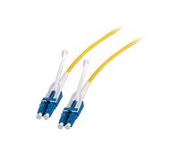 EFB Elektronik DJP-LCLCOS2-UNI-3 : Câble Fibre Optique Monomode 3m LC/LC G.657.A1 I-V(ZN) H LSZH, Perte d'insertion 0.3dB, Diamètre 3mm