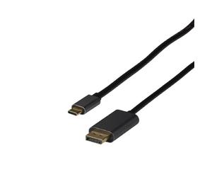 EFB-Elektronik EBUSBC-DP12K.2 Video Cable Adapter 2 m USB Type-C DisplayPort Bla