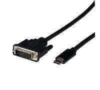 EFB-Elektronik EBUSBC-DVIK.2 Câble Écran Ordinateur Vidéo et Adaptateur 2 m USB Type-C DVI-D Noir