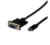 EFB Elektronik EBUSBC-VGAK.2 câble vidéo et adaptateur 2 m USB Type-C VGA (D-Sub) Noir