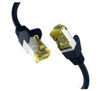EFB-Elektronik Câble réseau CAT6a 10 Gbit RJ45 S/FTP PIMF 5 m anti-torsion Noir