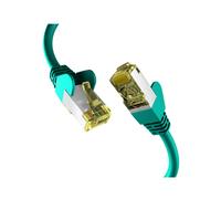 EFB Elektronik EC020200084 Câble Réseau Cat6a S/FTP 15m Vert RJ-45 Mâle Contacts Or 10Gbps 500MHz LSZH AWG27/7