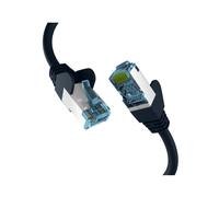EFB Elektronik EC020200151 : Câble Réseau Cat7 S/FTP 1.5m, Conducteur Cuivre, Contacts Or, 10000 Mbit/s, 600 MHz, LSZH, Noir