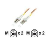 Patchcord EFB LC/UPC-LC/UPC Duplex Multi Mode OM4 10 m Pourpre | O0319.10