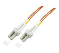 EFB-Elektronik ECOFIBER - Câble réseau - LC multi-mode (M) pour LC multi-mode (M) - 7.5 m - fibre optique - 50 / 125 microns - sans halogène - turquoise