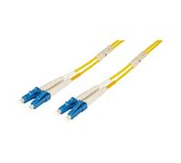 efb_elektronik EFB-Elektronik Câble de raccordement fibre optique 0,5 m jumper LC/LC OS2 jaune duplex O0350.0,5 Quantité:1