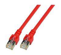 efb_elektronik EFB-Elektronik Câble patch Cat.5e 2xRJ45 avec SF/UTP EC5000 0,5 m rouge SF/UTP Quantité:5
