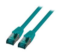 efb_elektronik EFB-Elektronik Câble patch Cat.6A S/FTP RJ45 EC6000A 0,25 m vert Quantité:1