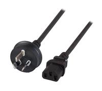 EFB Elektronik EK493.1,8 câble électrique Noir 1,8 m Prise d'alimentation type I Coupleur C13