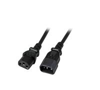 EFB Elektronik EK503.5 Câble d'alimentation 5m Noir Connecteur C14 mâle vers C13 femelle Droit Code SH 84733080