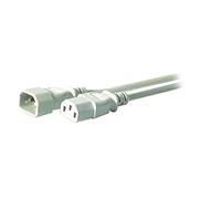 EFB-Elektronik EK507.3 câble électrique Gris 3 m Coupleur C14 Coupleur C13 - Cables électriques (3 m, Male Connector/Female Connector, Coupleur C14, Coupleur C13, Gris)