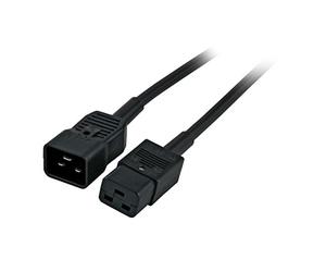 EFB-Elektronik EK519.5 câble électrique Noir 5 m Coupleur C20 Coupleur C19 - Cables électriques (5 m, Male Connector/Female Connector, Coupleur C20, Coupleur C19, 250 V, Noir)