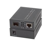EFB Elektronik EL029 Convertisseur de Média Gigabit Ethernet 10/100/1000Base-T vers Fibre Optique MiniGBIC Multimode/Monomode, Standards IEEE 802.3x