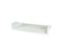 EFB Elektronik Étagère Rack 19" 2U Gris, Charge Max. 22kg, Profondeur 400mm, avec Kit de Montage, Réf. 691650GR.2B (482.6x400x89mm)