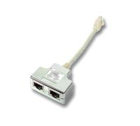 EFB Elektronik K5125.015 : Câble réseau Blanc 0.15m, RJ-45 vers 2x RJ-45, Quantité 1, Code SH 84733080
