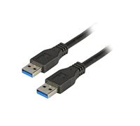 EFB Elektronik K5210SW.3 Câble USB 3.2 Gen 1 (3.1 Gen 1) USB-A Mâle/USB-A Mâle 3m Noir, débit 5 Gbit/s, Blindage Mylar
