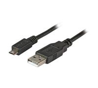 EFB Elektronik K5232SW.1,8 câble USB USB 2.0 1,8 m USB A Micro-USB B Noir