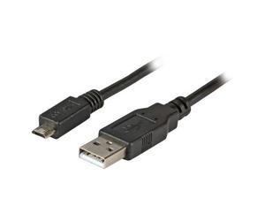 EFB Elektronik K5232SW.1,8 câble USB USB 2.0 1,8 m USB A Micro-USB B Noir
