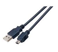 EFB Elektronik K5250SW.1V2 câble USB USB 2.0 1 m USB A Mini-USB B Noir