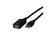 EFB Elektronik K5263.5V3 : Câble USB 5m, USB A Mâle vers USB A Femelle, Noir, Connecteurs Droit, Réf: K5263.5V3