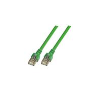EFB Elektronik K5460.1,5 : Câble Réseau Cat5e SF/UTP (S-FTP) 1.5m Vert RJ-45 Mâle/Mâle 1000 Mbit/s 100 MHz AWG 26/7 PVC