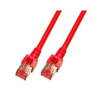 EFB Elektronik K5512.30 : Câble Réseau Cat6 S/FTP Rouge 30m, Connecteurs RJ-45 Mâle, Contacts Or, PVC, 10/100/1000Base-T(X), Certification TIA/EIA