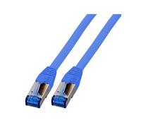 EFB Elektronik K5525FBL.1,5 Câble Réseau Cat6a S/FTP (S-STP) 1.5m Bleu RJ-45 Contacts Or 10000 Mbit/s 500 MHz Conducteur Cuivre
