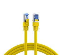 EFB Elektronik K5525FGE.0,15 câble de réseau 0,15 m Cat6a S/FTP (S-STP) Jaune - Câbles de réseau (0,15 m, Cat6a, S/FTP (S-STP), RJ-45, RJ-45, Jaune)