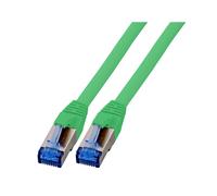 EFB Elektronik K5525FGN.15 Câble Réseau Cat6a S/FTP 15m Vert RJ-45 Contacts Or 10Gbps 500MHz Conducteur Cuivre AWG26/7