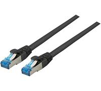 EFB Elektronik K5525FSW.0,15 câble de réseau 0,15 m Cat6a S/FTP (S-STP) Noir - Câbles de réseau (0,15 m, Cat6a, S/FTP (S-STP), RJ-45, RJ-45, Noir)
