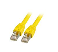 EFB Elektronik K5528GE.2 Câble Réseau 2m Cat8.1 S/FTP (S-STP) RJ-45 Mâle vers RJ-45 Mâle, 40Gbps, 2000MHz, LSZH, Cuivre, AWG 24/7, Jaune
