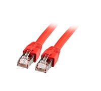EFB Elektronik K5528RT.7.5 : Câble réseau Cat8.1 S/FTP (S-STP) 7,5m, RJ-45 mâle, 40Gbit/s, 2000MHz, Rouge, Cuivre, LSZH, AWG 24/7, 8mm